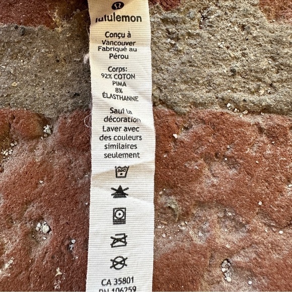 RARE Lululemon Proud & Present Women's White Rainbow Muscle Tank Top Size 12 - Picture 5 of 16